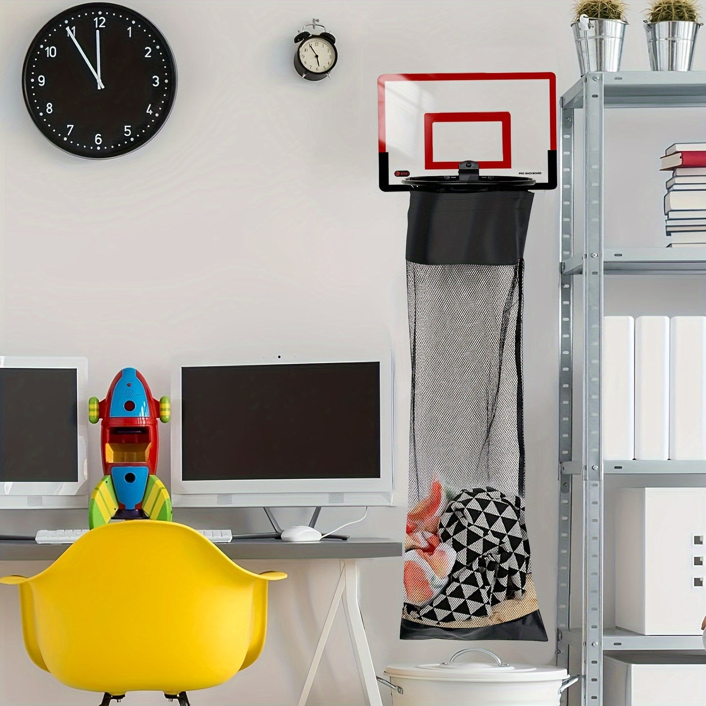 🏀 Canasta de Baloncesto para Ropa Sucia – ¡Encesta tu Colada con Estilo!