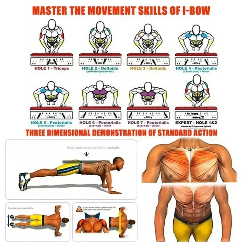 💪 Tabla Multifuncional para Flexiones – Eleva tus Entrenamientos en Casa