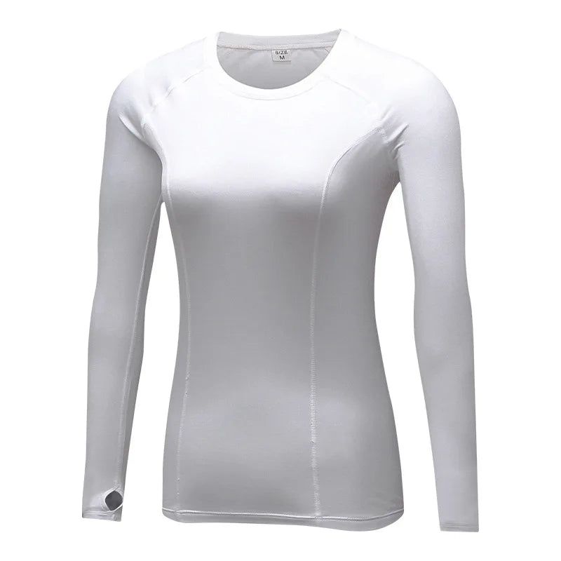 💪 Women's Long-Sleeve Compression Shirt – Performance &amp; Comfort