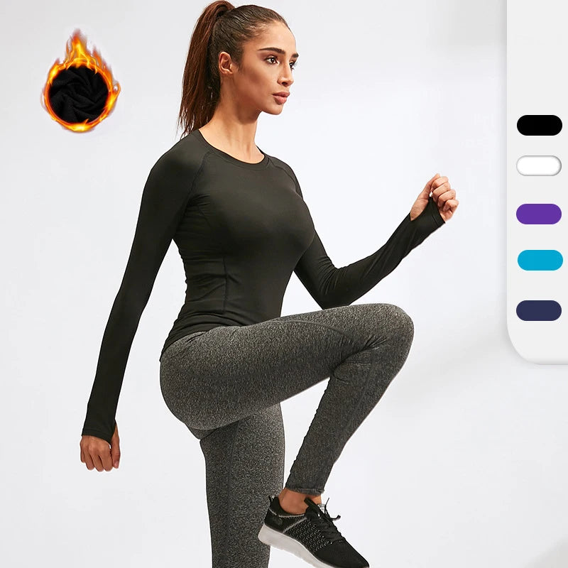 💪 Women's Long-Sleeve Compression Shirt – Performance &amp; Comfort