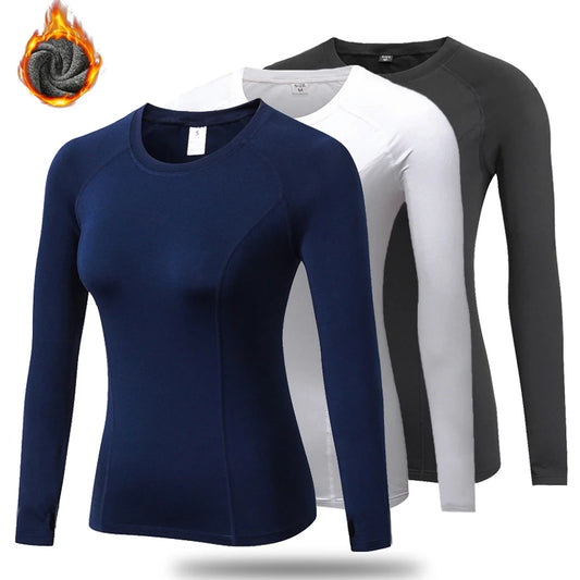 💪 Women's Long-Sleeve Compression Shirt – Performance &amp; Comfort