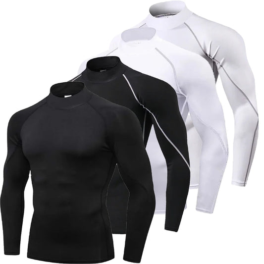 🔥 Men's Long-Sleeve Thermal Compression Shirt – Optimal Warmth &amp; Performance